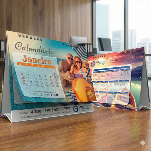 filhotes de  calendario-de-mesa-wire-o